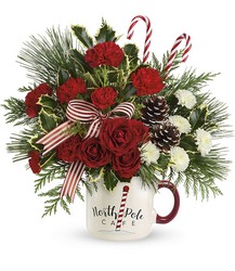 Send a Hug North Pole Cafe Mug 